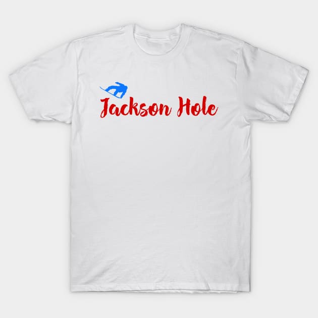 Winter and snow fun in Jackson Hole T-Shirt by ArtDesignDE